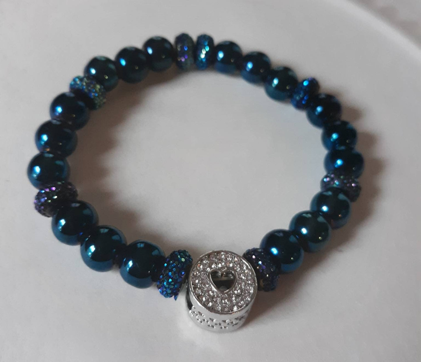 Ocean Breeze Collection: sparkle Iridescent Blue Bracelet
