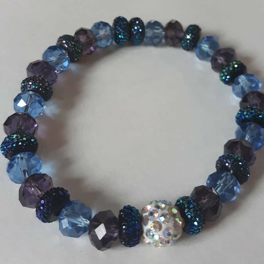 Ocean Breeze Collection: Beautiful Blue Sparkle Bracelet