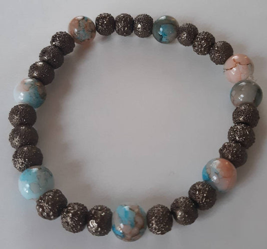 Chocolate Collection: Earthy tone bracelet.