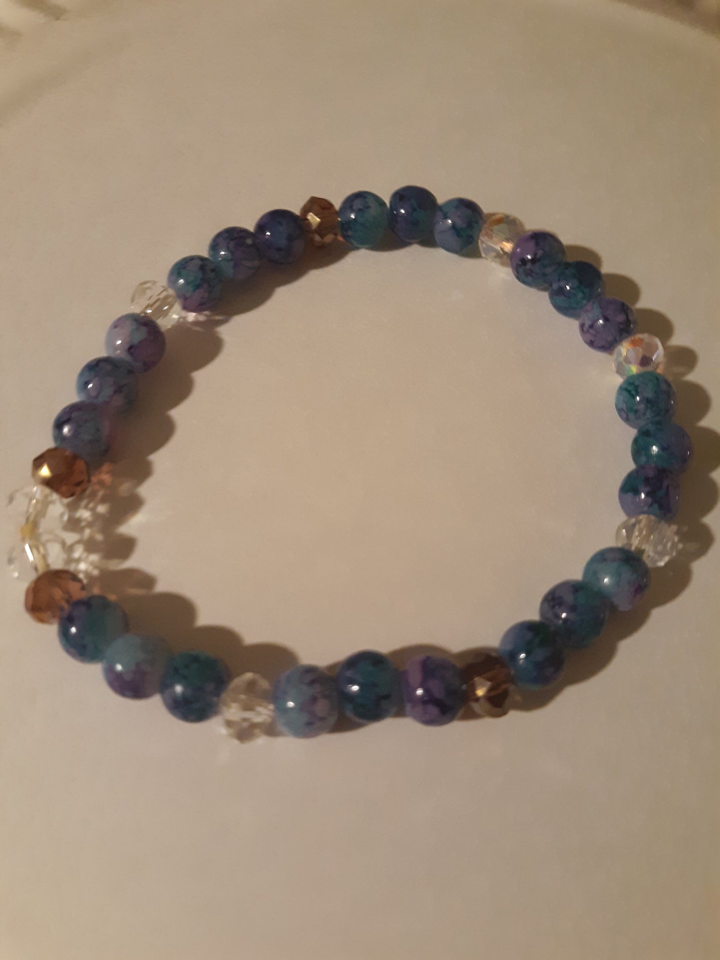 Ocean Breeze Collection: Marbled sparkle Bracelet