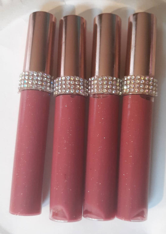 Pretty in Pink- shimmery pink tinted Lip Gloss