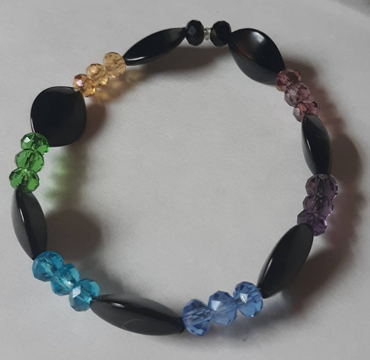Multicolored sparkly bracelet