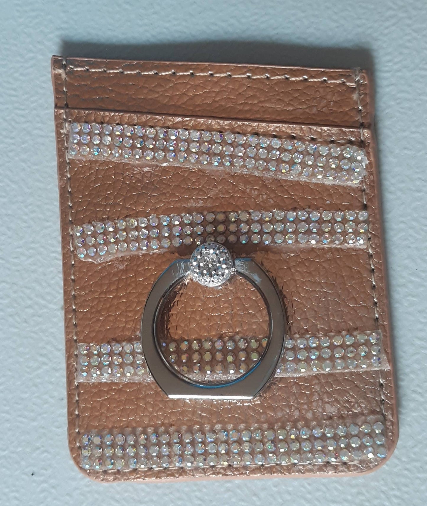 Sparkle and Pearl Rose Gold Phone Wallet