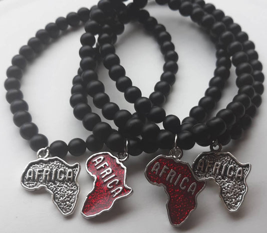 Matte Black Africa Bracelet