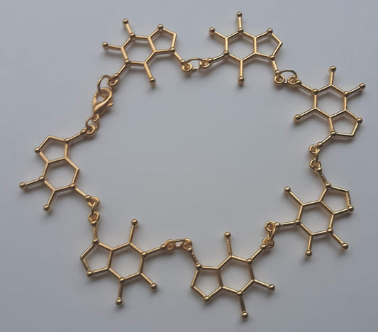 Caffine Molecule Bracelet