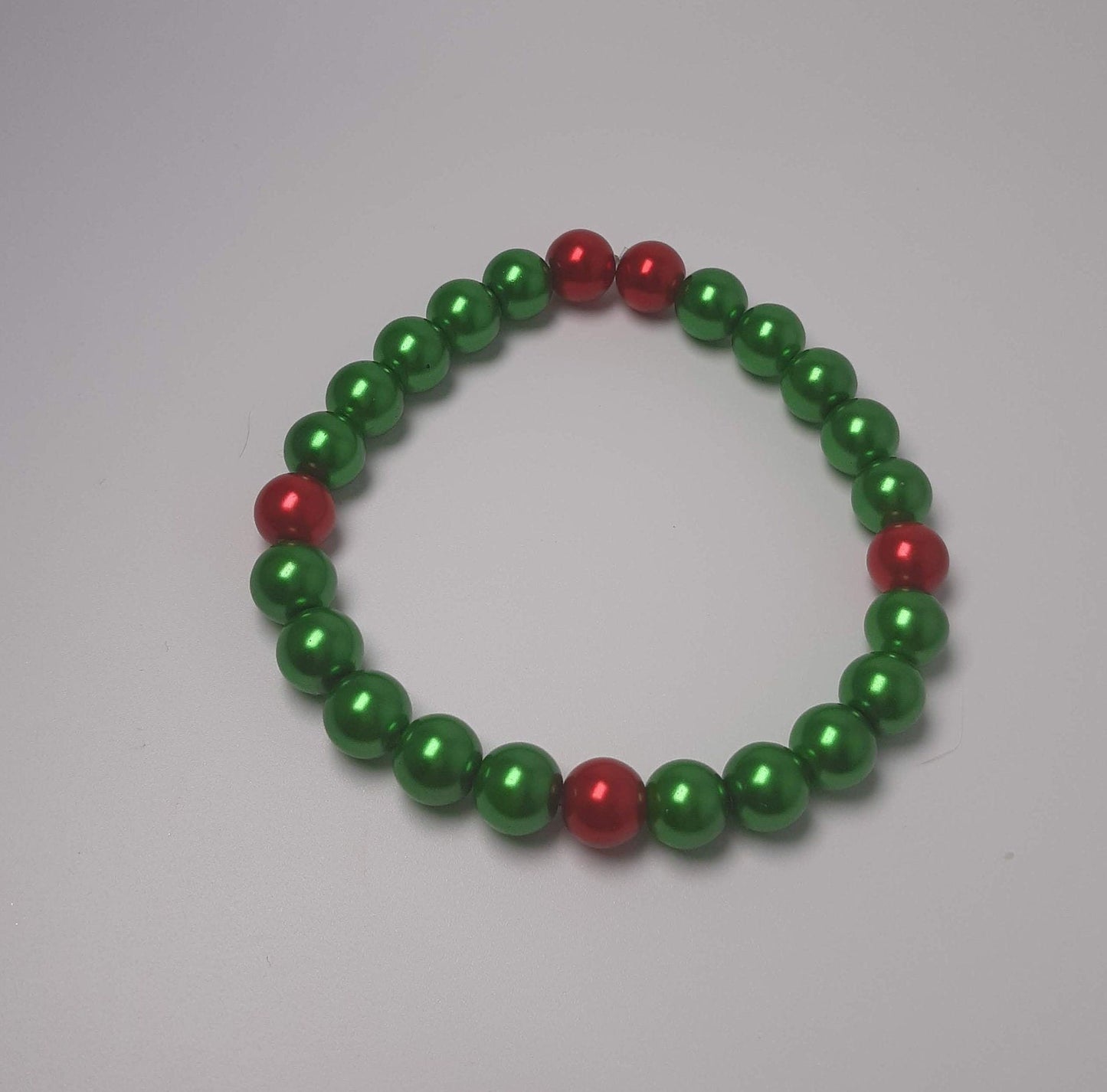 Holiday Pearl Themed Bracelet