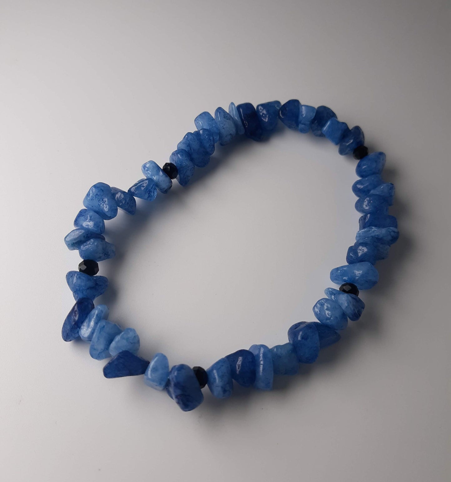 Men's Blue Natural Stone Bracelet