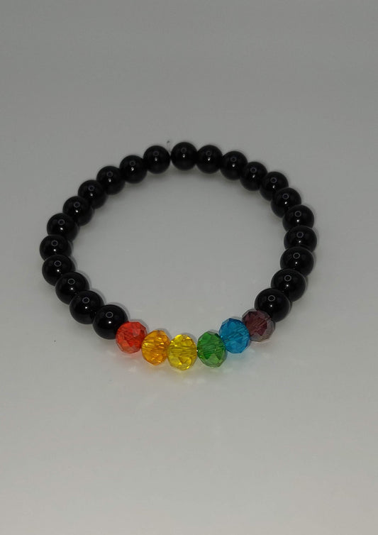 Black Pride Rainbow LGBTQ+ Bracelet