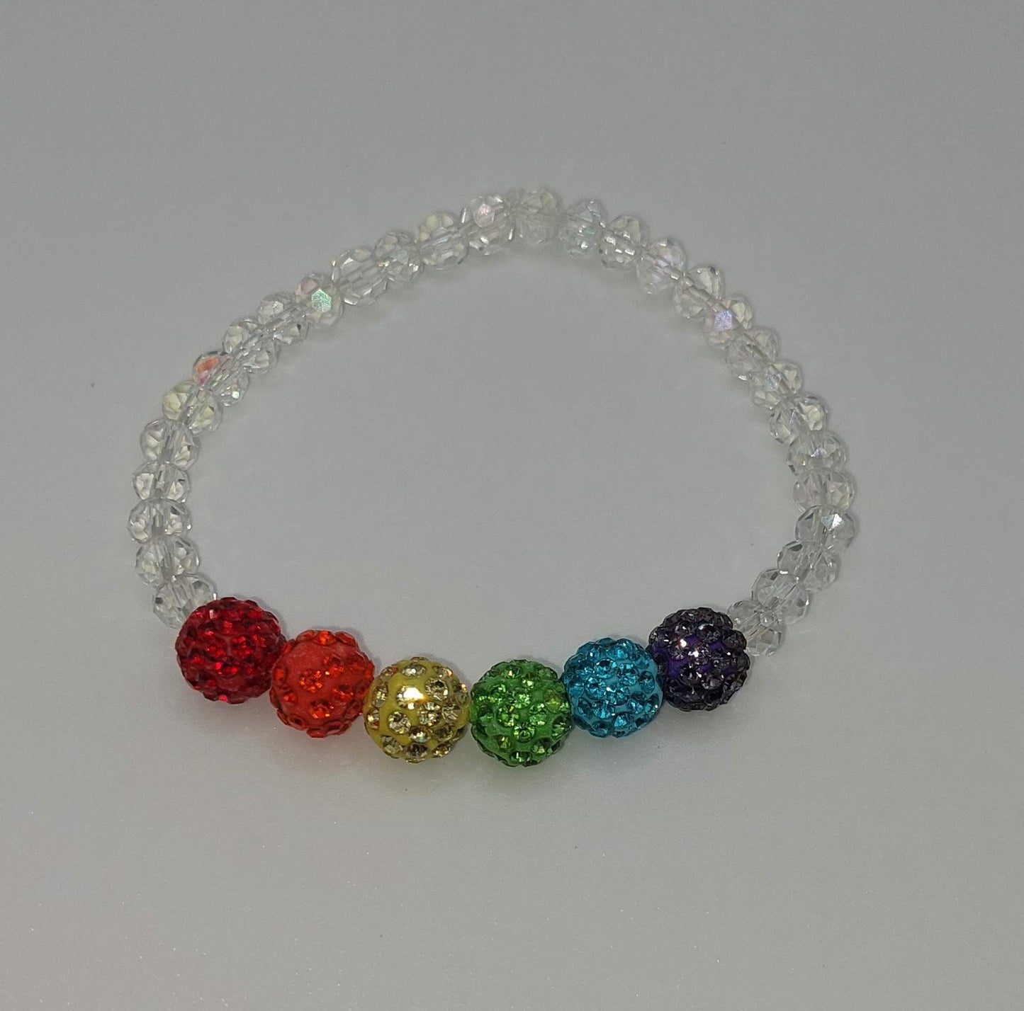 LGBTQ+ Pride Flag Sparkly Bracelet